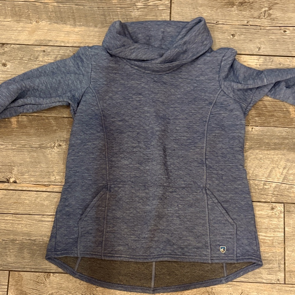 Women's Blue Sweater penn state cowl neck